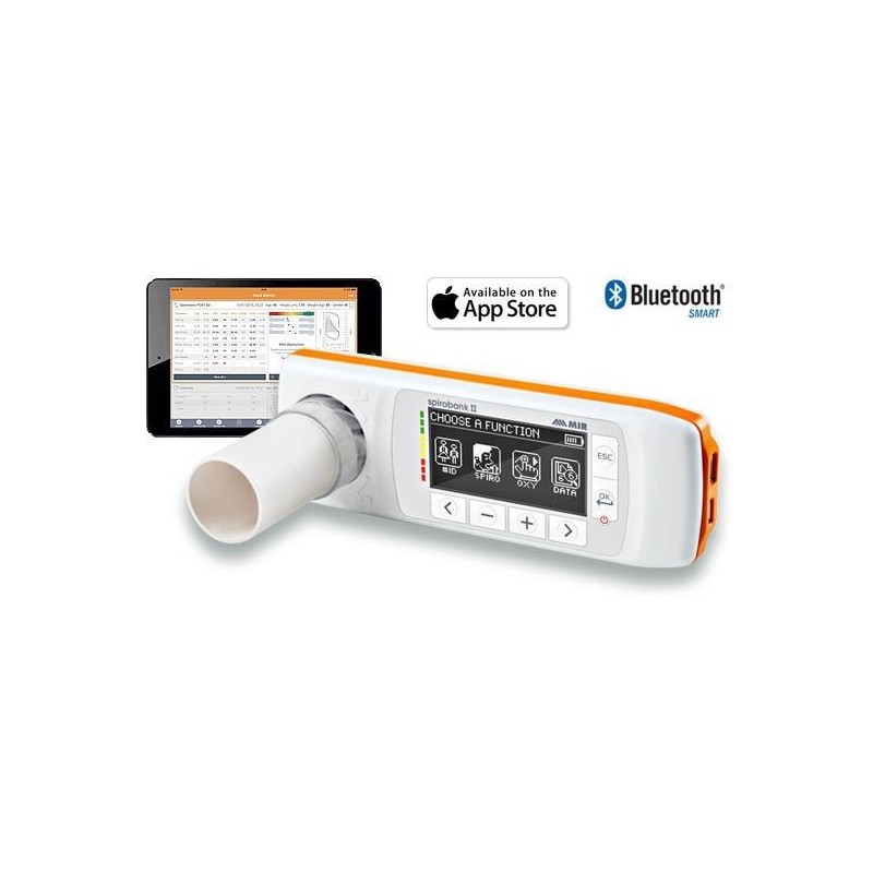Žepni spirometer mir spirobank 2 smart z oksimetrom