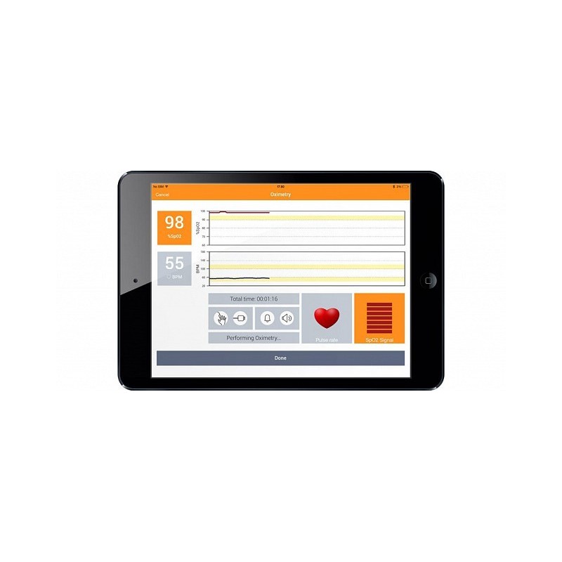 Mir spirobank 2 smart zsebspirométer oximéterrel