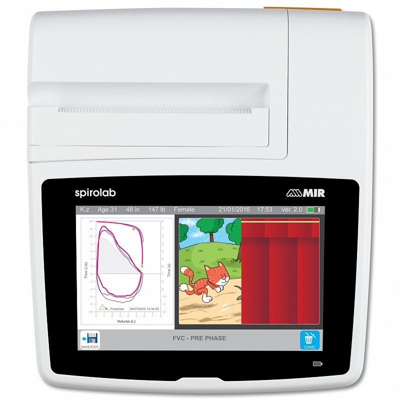 Spirometer s tlačiarňou mir spirolab