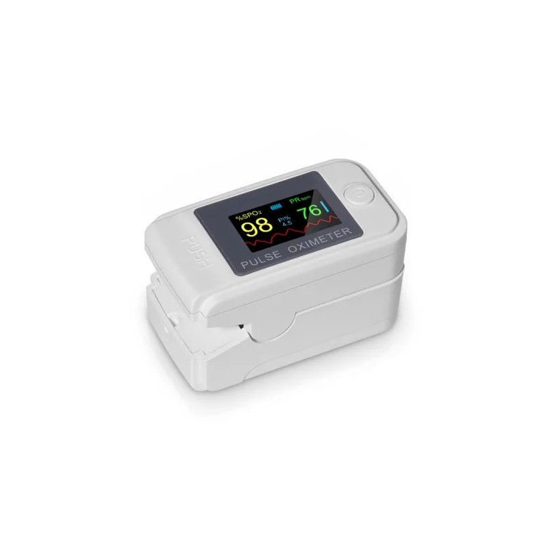 Globus ym201 fingerpulsoximeter med oled-display og perfusionsindeks