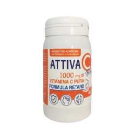 Attiva C Forte, Nahrungsergänzungsmittel auf Basis von Vitamin C und Riboflavin 60 Tabletten