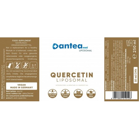 Quercetina liposomal anteamed con aroma de albaricoque 250ml