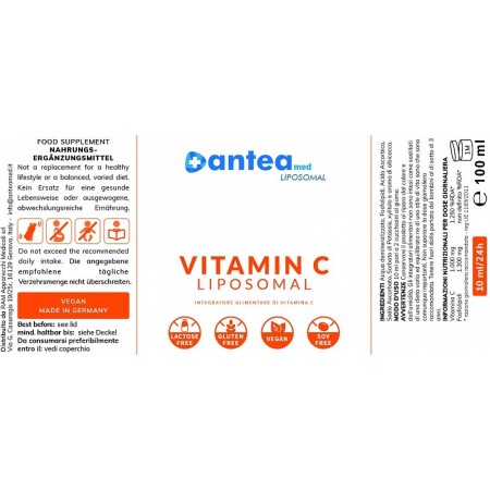 Anteamed liposomal c vitamin 250ml - folyékony liposzómás c-vitamin