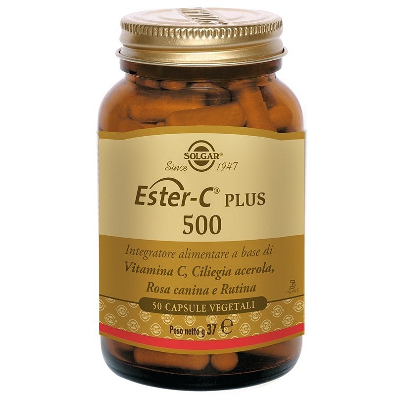 Solgar ester-c plus 500 100 capsule vegetariene
