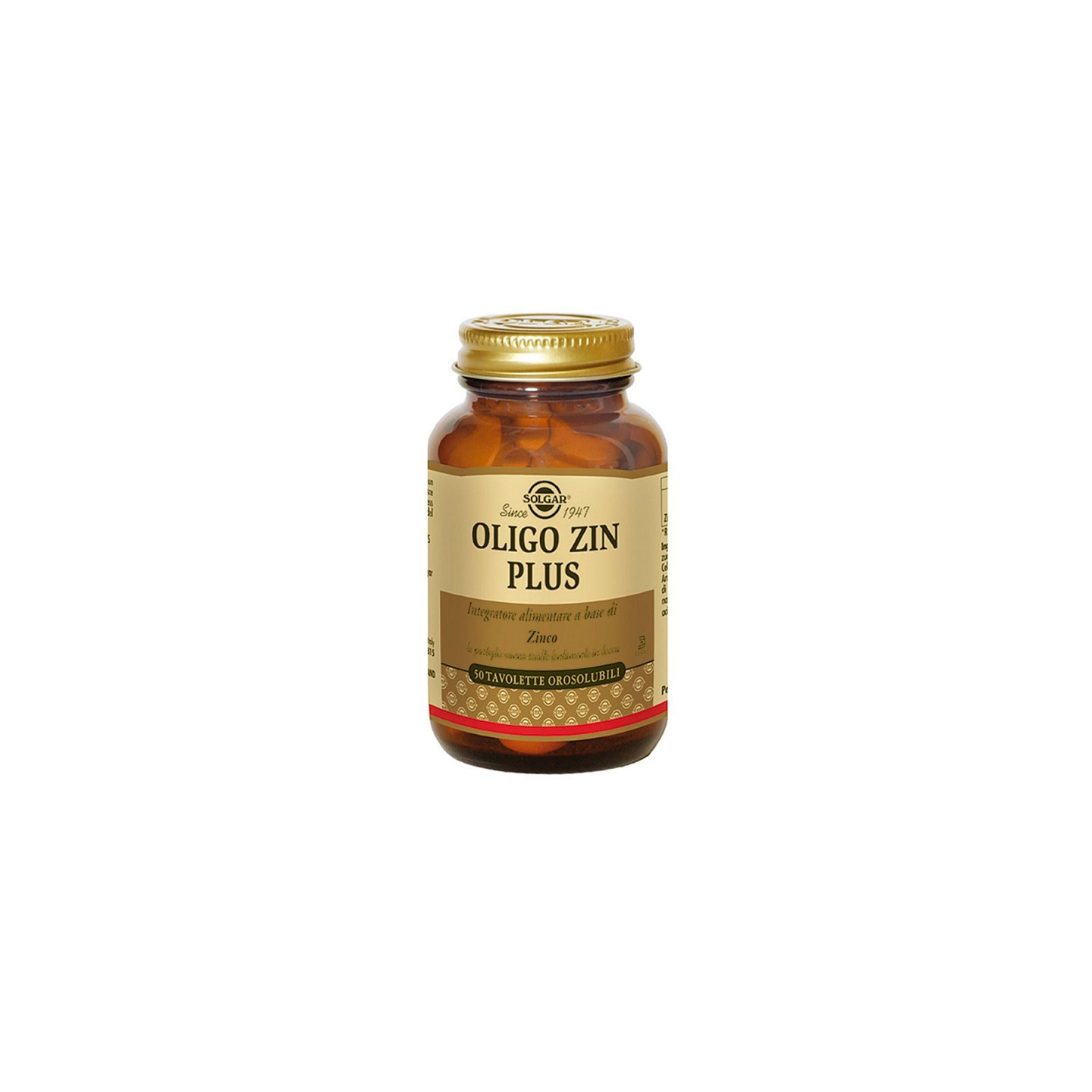 Solgar oligo zin plus 50 orodispersible tablets
