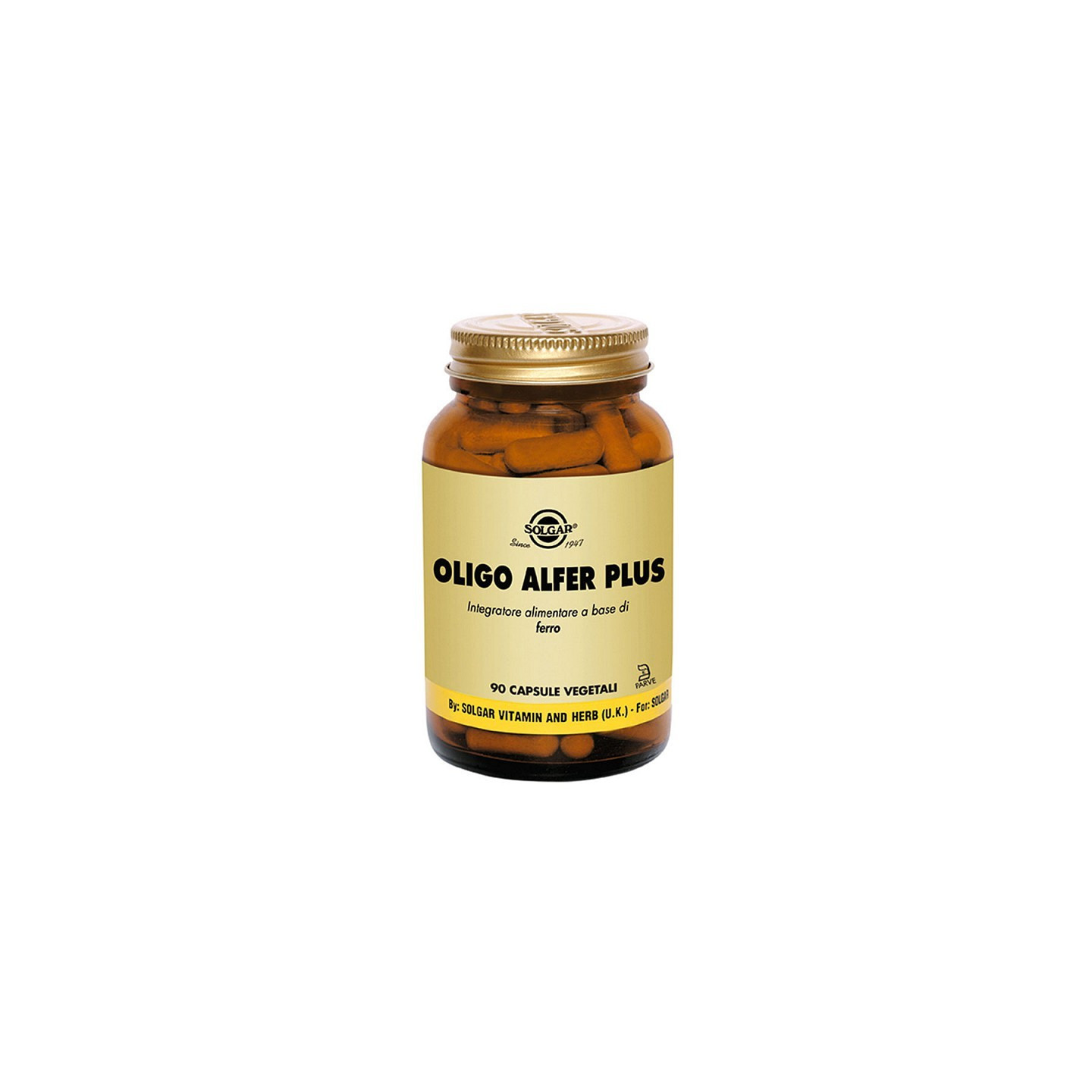 Solgar oligo alfer plus 90 capsule vegetali