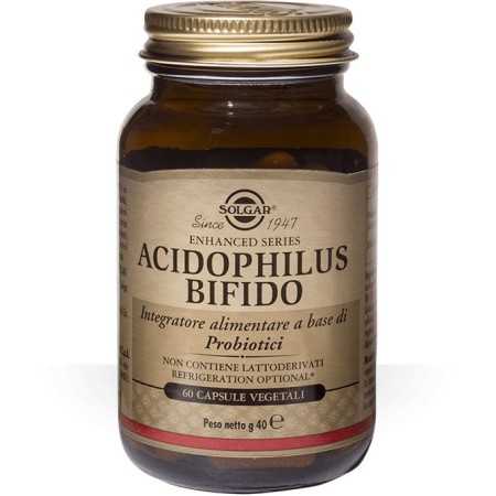 Solgar Acidophilus Bifido 60 vegetariska kapslar