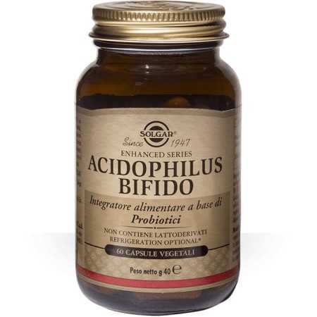 Solgar Acidophilus Bifido 60 vegetáriánus kapszula