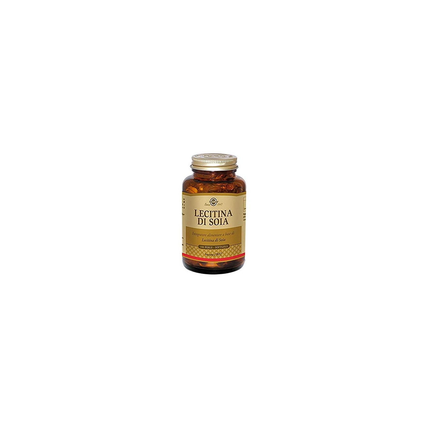 Solgar Sójový lecitín 100 perlových mäkkých gélov