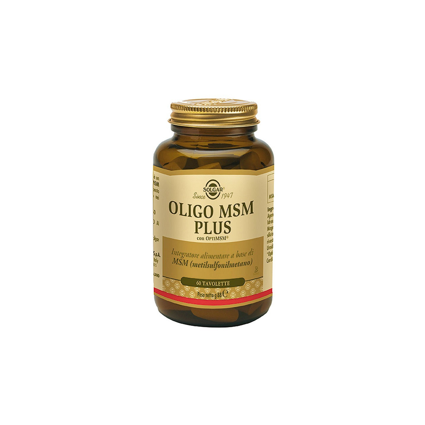 Solgar oligo msm plus 60 tavolette