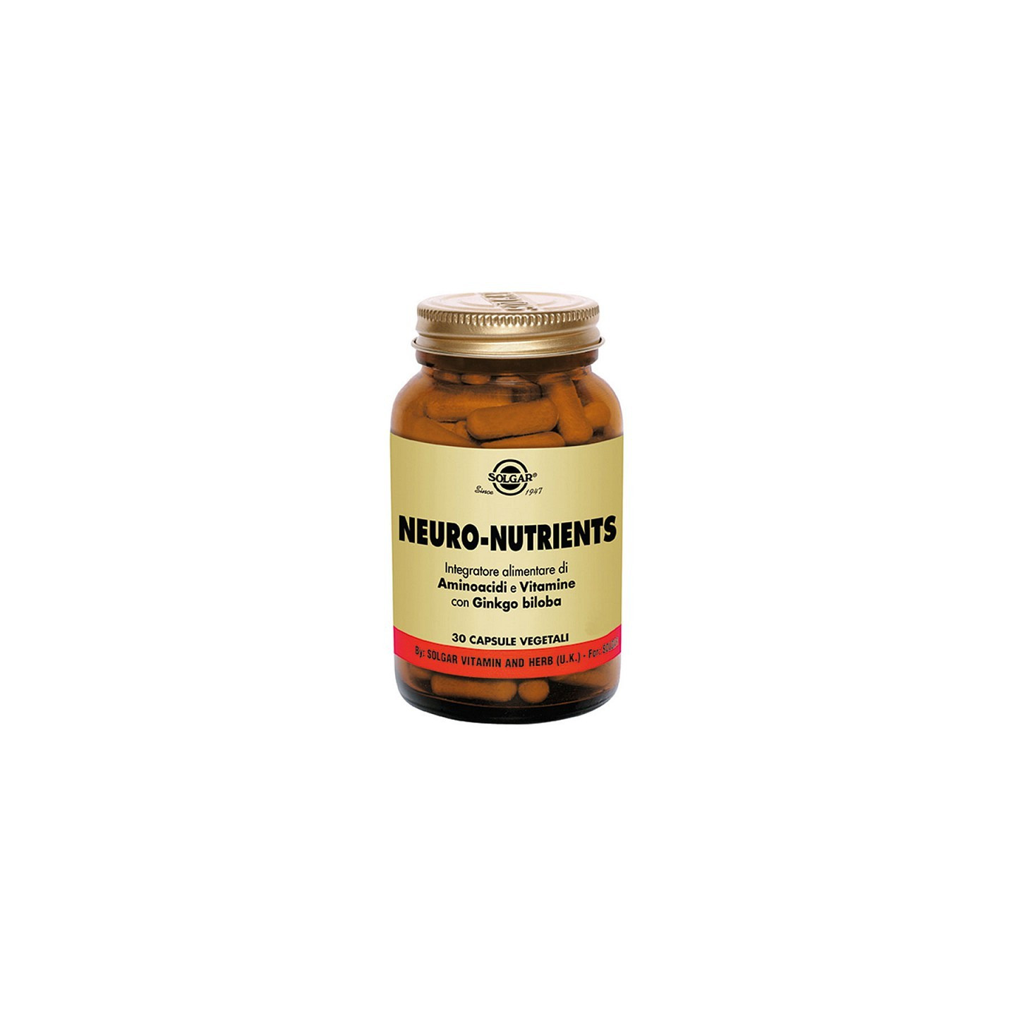 Solgar neuro-nutrients 30 vegetarian capsules