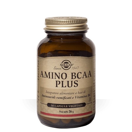 Solgar amino bcaa plus 50 vegetariánských kapslí (195)