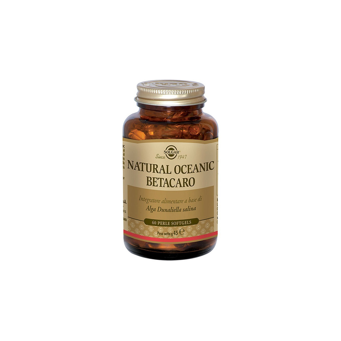 Solgar Natural Oceanic Betacaro 60 perle softgels