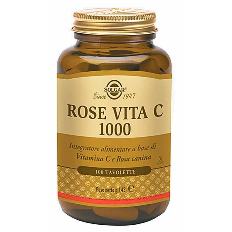 Solgar rose vita c 1000 -100 tavolette