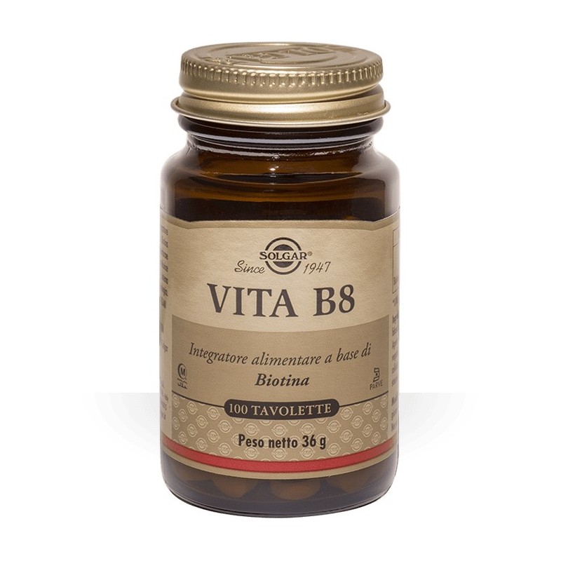 Solgar vita b8 - 100 comprimés
