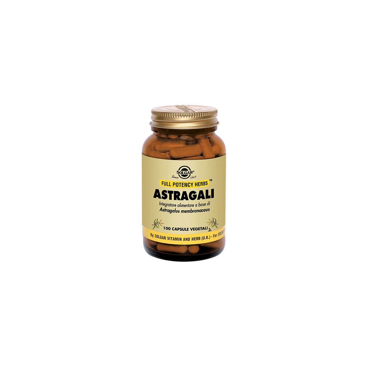 Solgar astragali 100 capsule vegetali