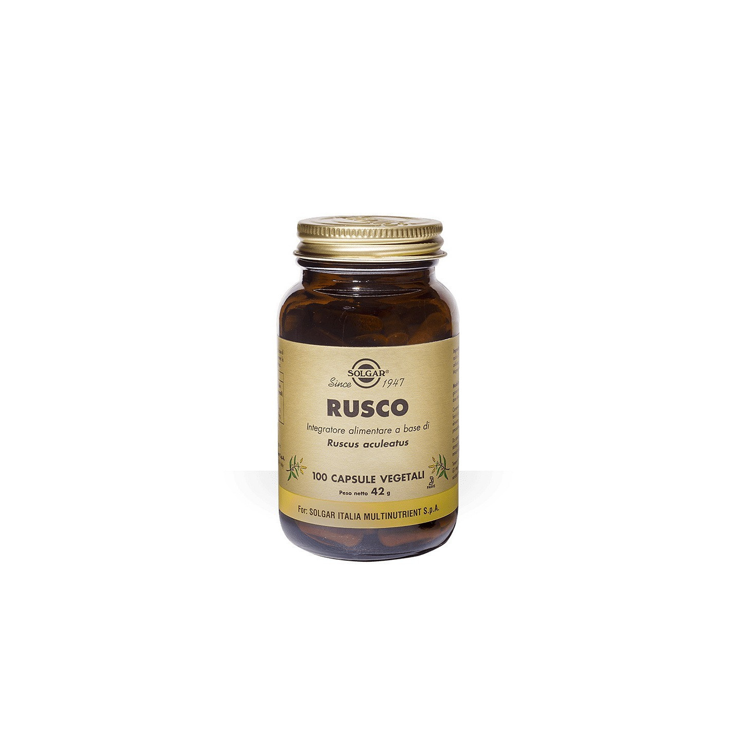 Solgar butcher's broom 100 vegetarian capsules