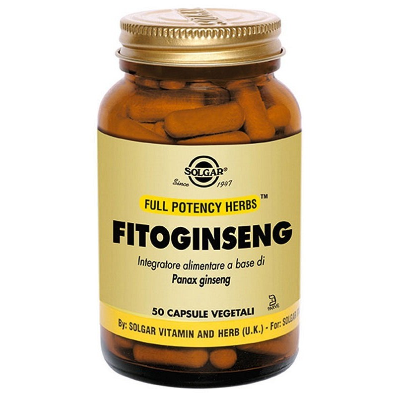 Solgar fitoginseng 50 cápsulas vegetales
