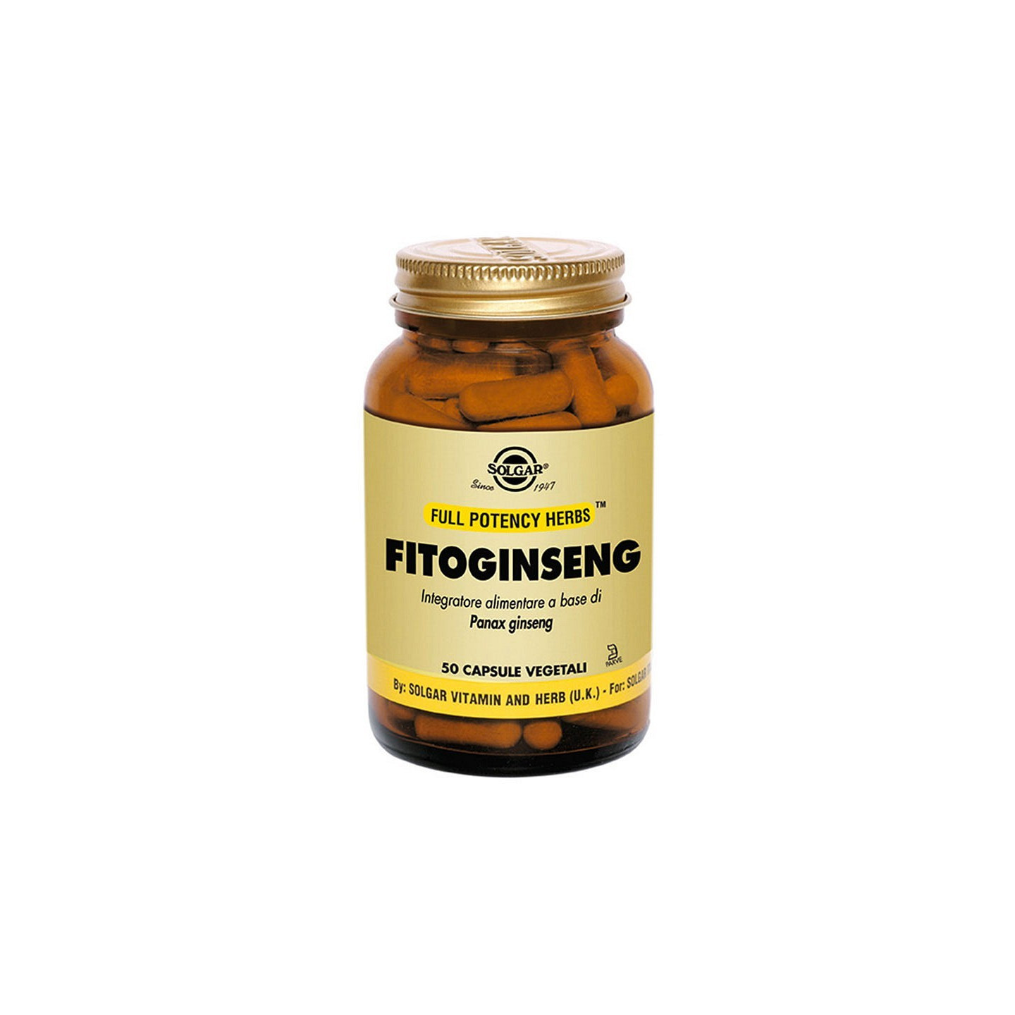 Solgar Fitoginseng 50 vegetariánskych kapsúl