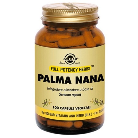 Solgar palma nana 100 cápsulas vegetais