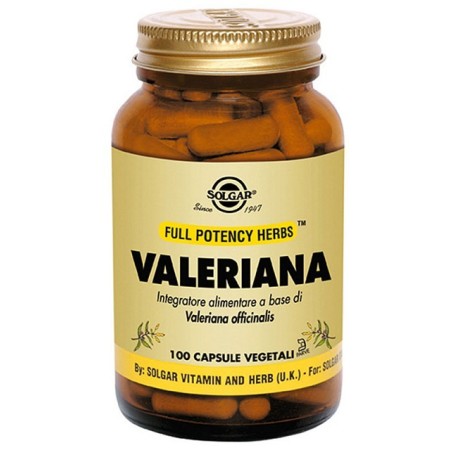 Solgar valeriana 100 cápsulas vegetais
