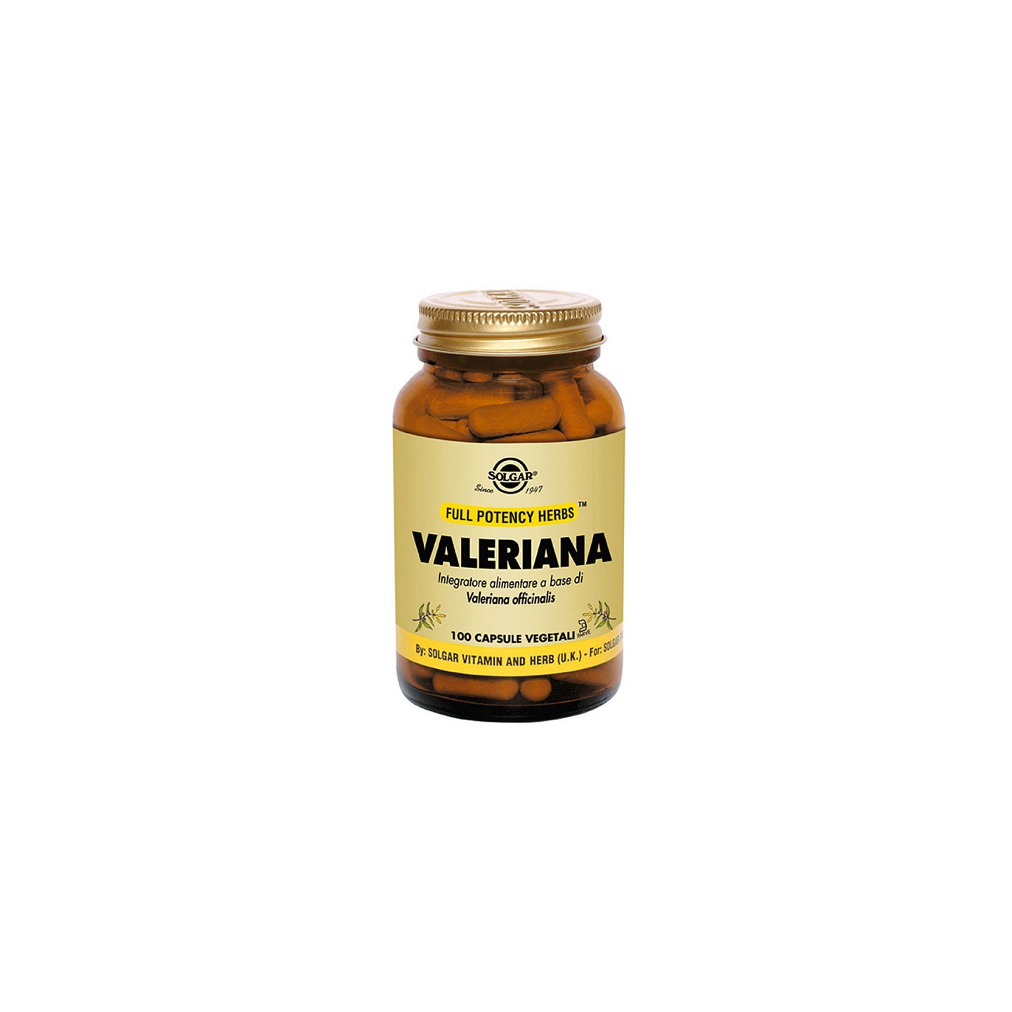 Solgar Valeriana 100 capsule vegetali