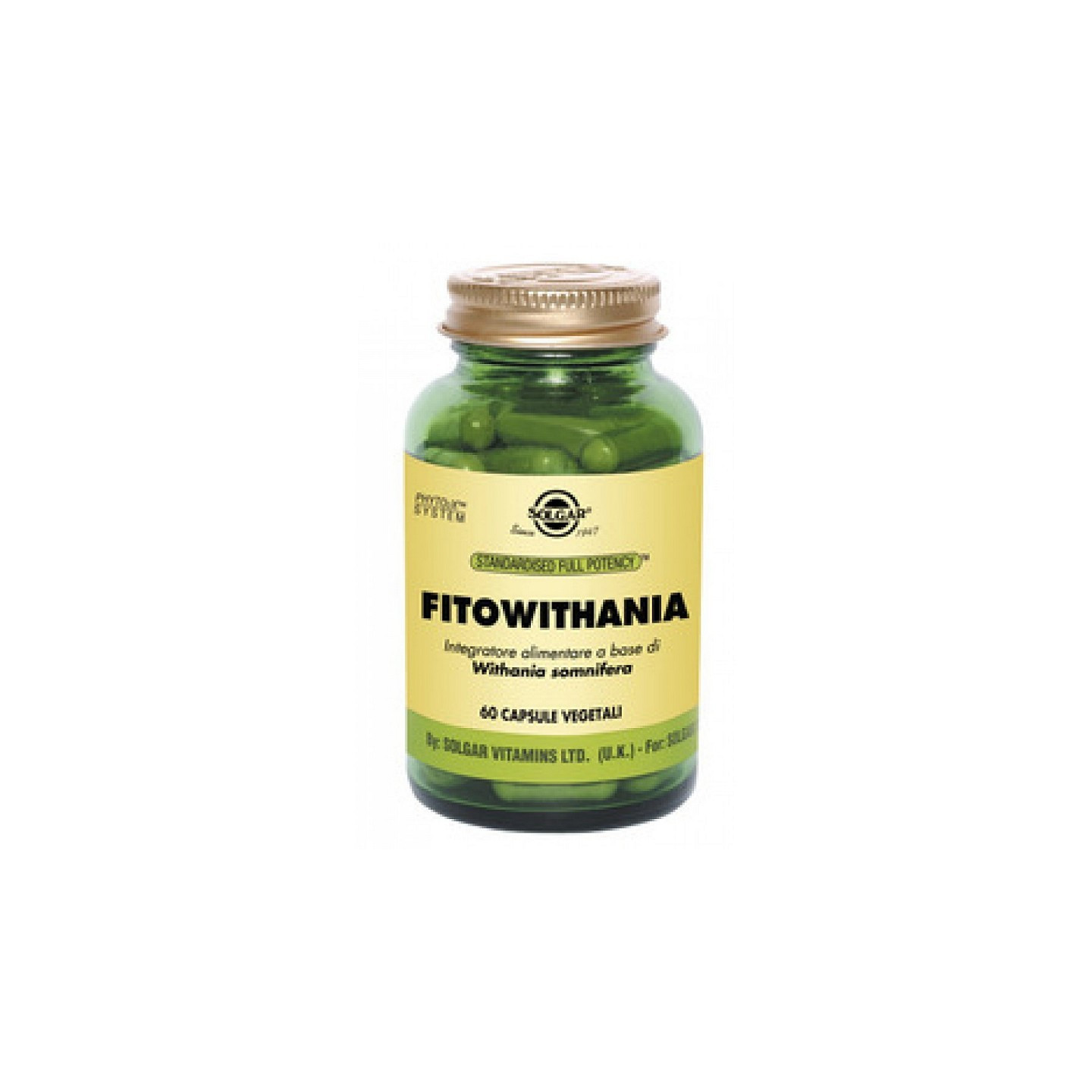 Solgar Fitowithania 60 vegetable capsules