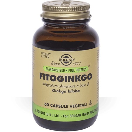 Solgar fitoginkgo 60 cápsulas vegetais