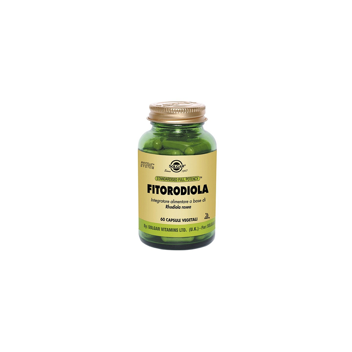 Solgar Fitorodiola 60 vegetarische Kapseln