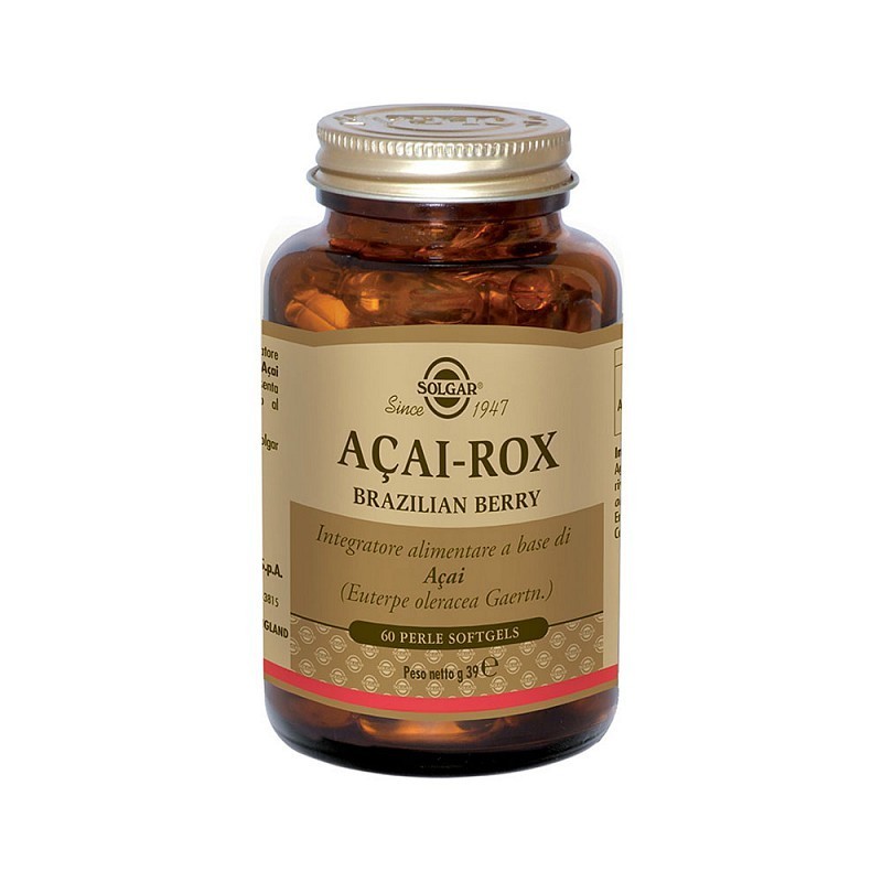 Solgar acai-rox perlas 60 cápsulas blandas
