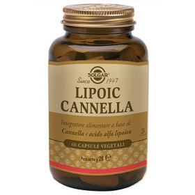 Solgar Lipoic Cinnamon 60 vegetariánskych kapsúl