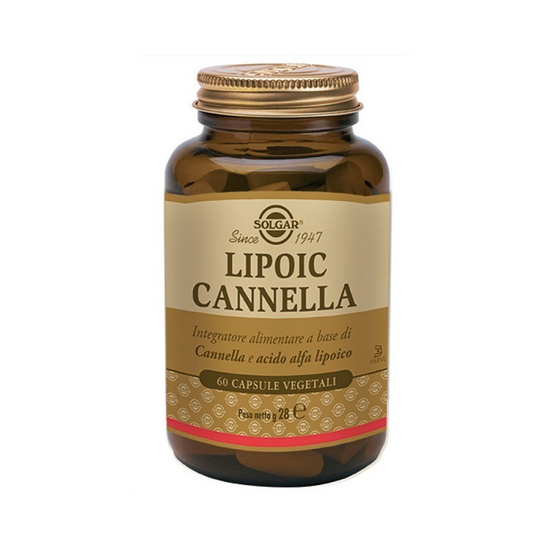 Solgar lipoic cinnamon 60 vegetáriánus kapszula
