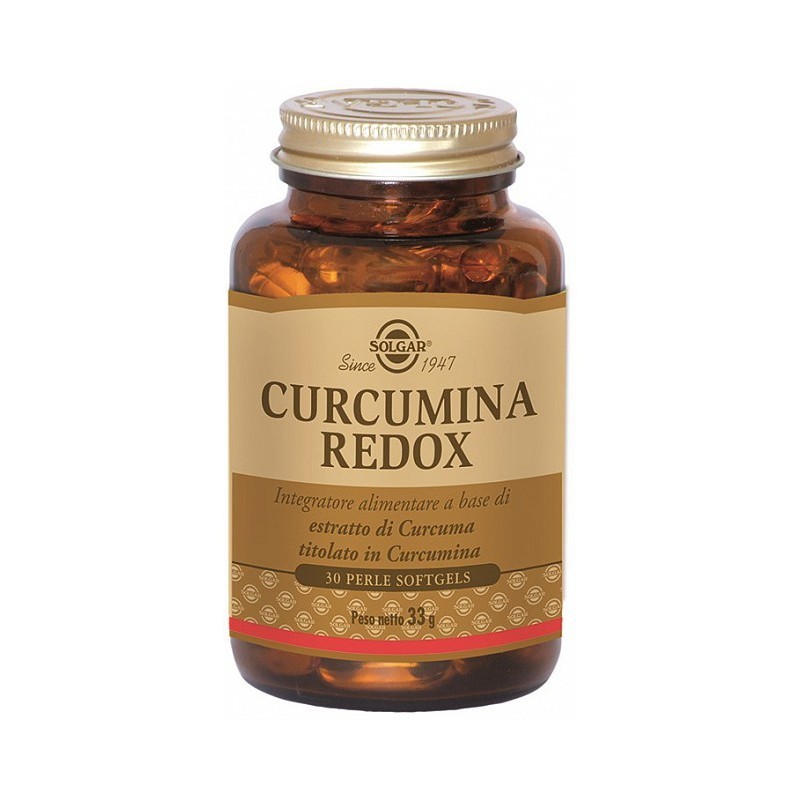 Solgar curcumin redox 30 měkkých perliček