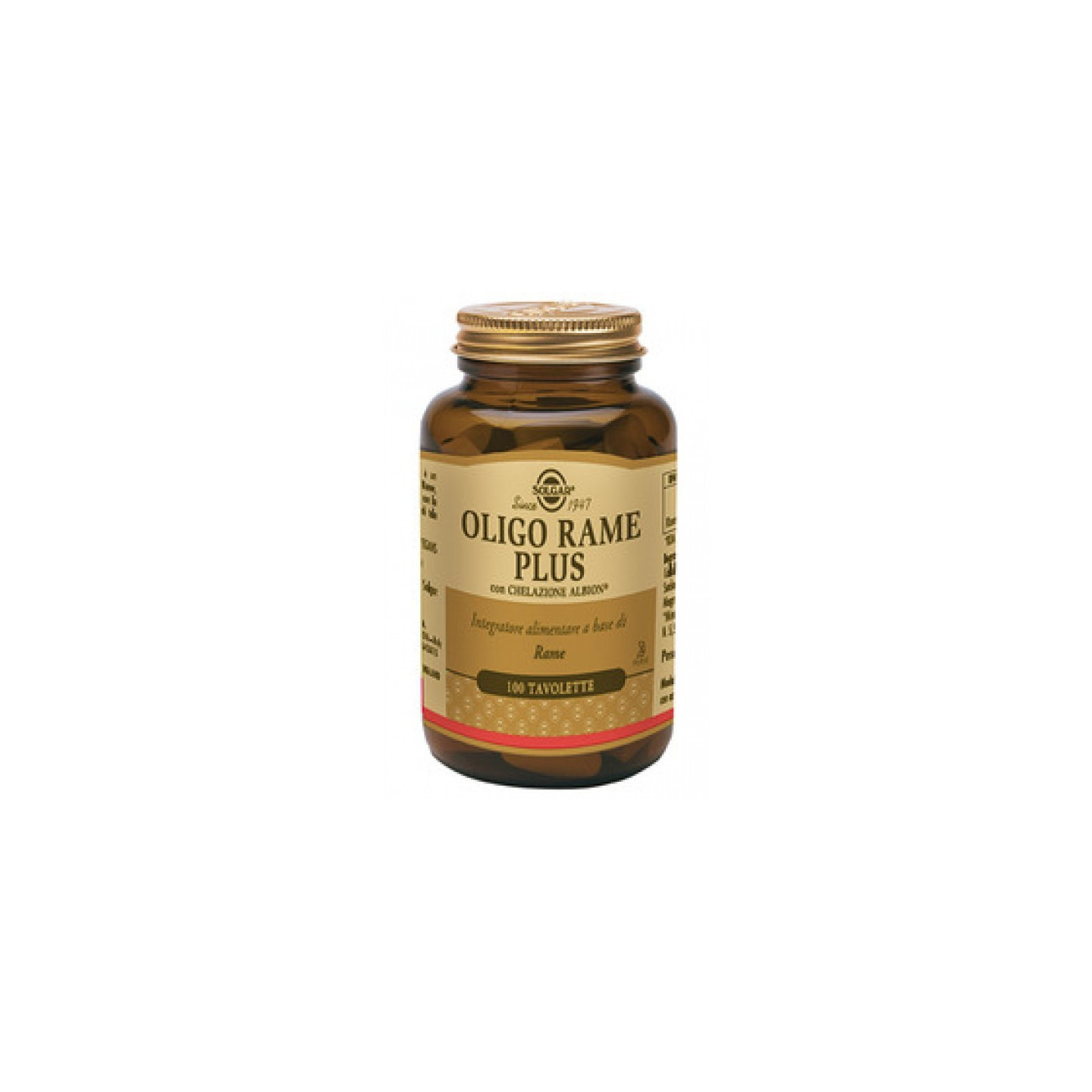 Solgar oligo rame plus 100 tablets