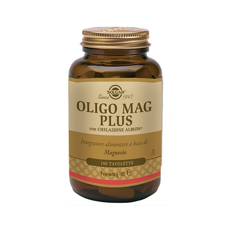 Solgar oligo mag plus 100 tabletten