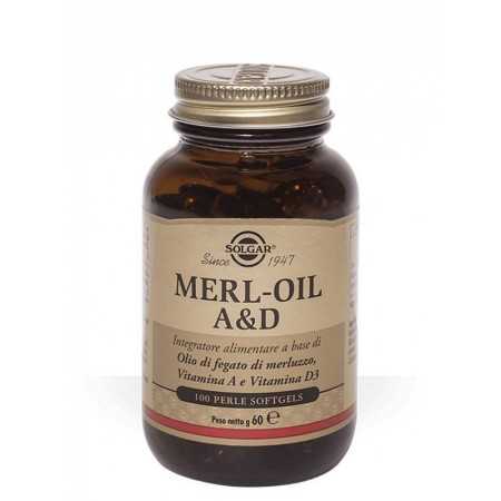 Solgar MERL-OIL A & D 100 Softgel-Perlen