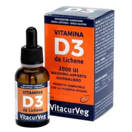 Vitacurveg Vitamina D3 din Lichen 30 ml