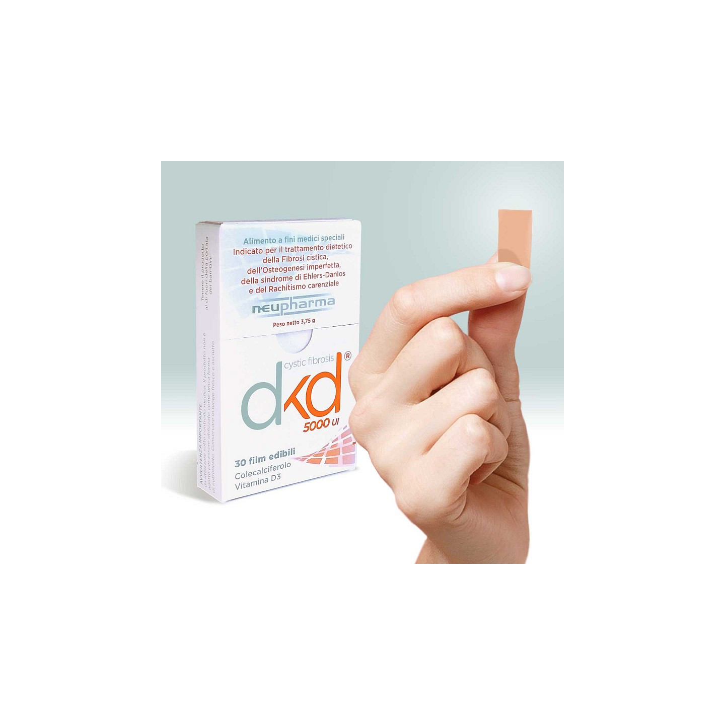 DKD 5000 - warstwa rozpraszalna 5 000 IU Witamina D3 Cholecalciferol - 30 filmów