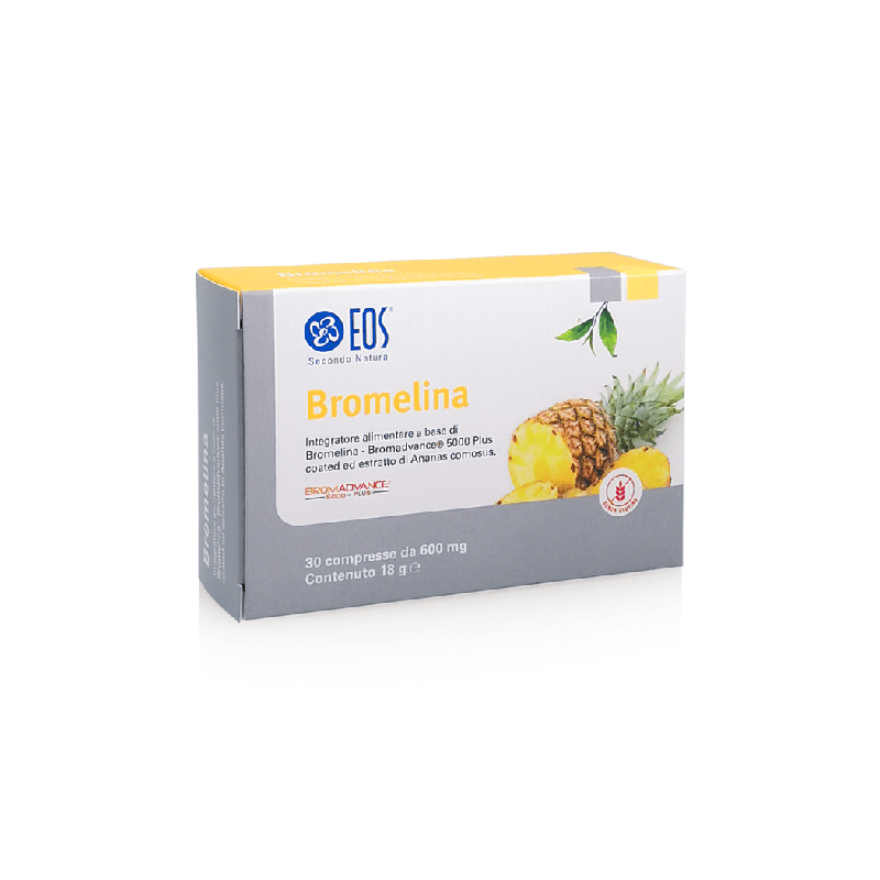 Eos bromelain 30 tablet 600 mg (1250 gdu na tabletu)