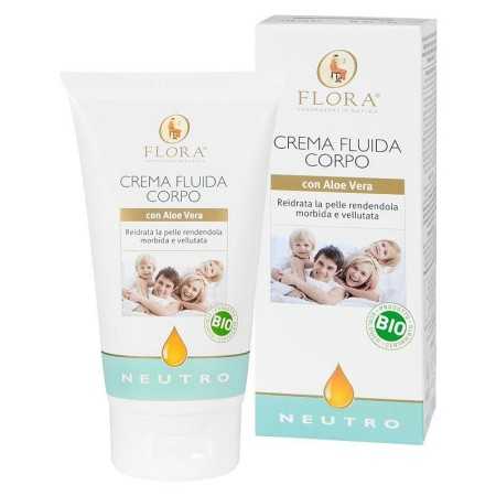 Crema de corp fluida neutra cu aloe vera 150ml