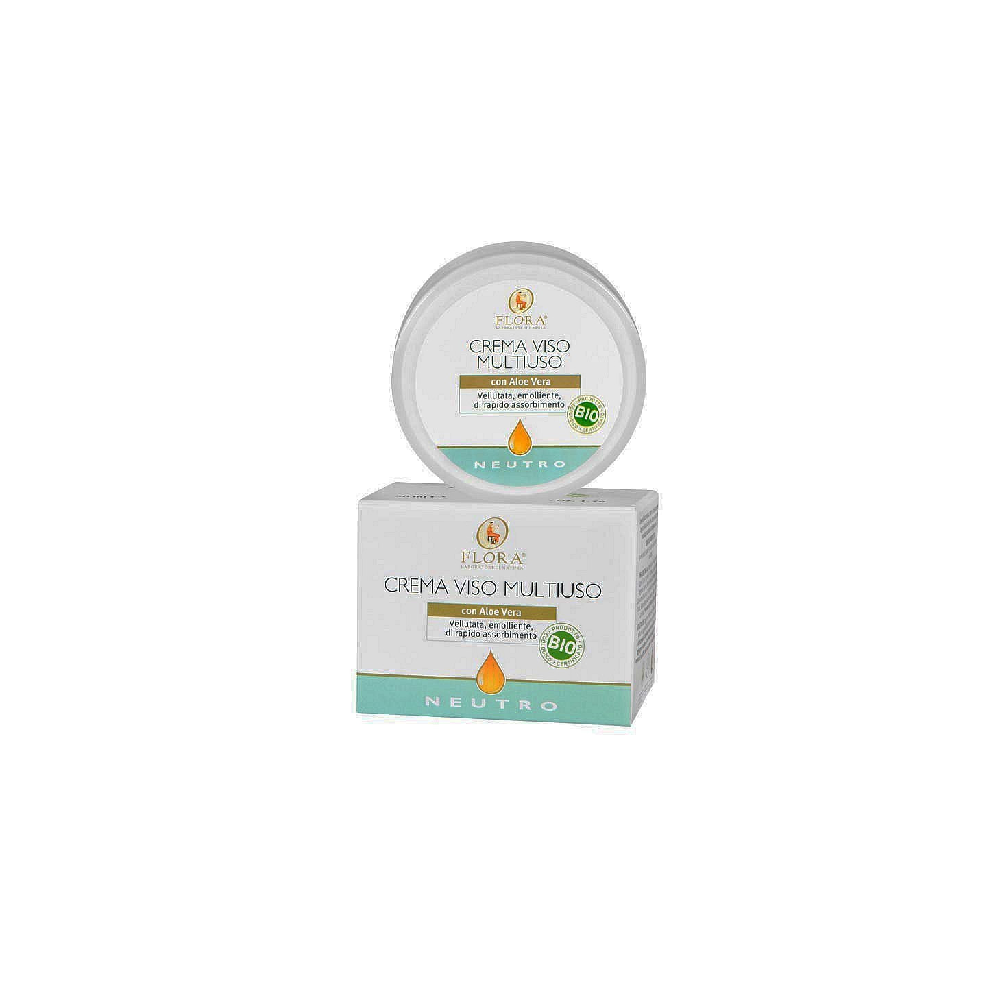 Crema viso multiuso neutro con aloe vera 50ml