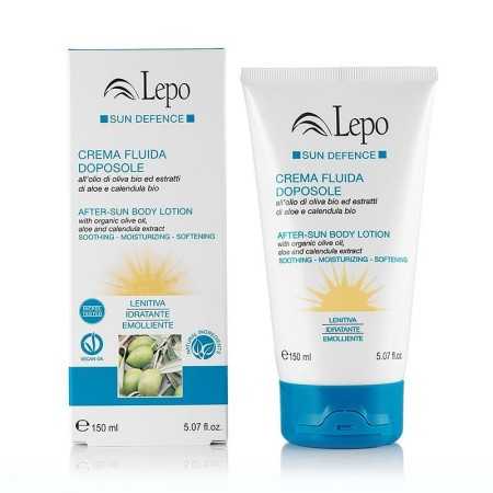 Lepo After Sun Fluid Cream s bio olivovým olejem a bio extrakty z aloe a měsíčku 150 ml