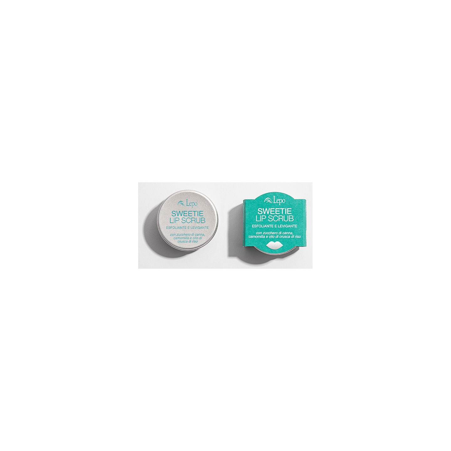 SWEETIE LIP SCRUB con zucchero di canna, camomilla e olio di crusca di riso - 15 ml