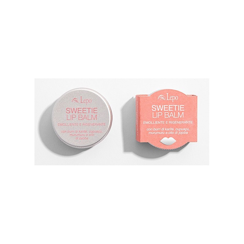 Sweetie lip balm with shea butters, cupuaçu, murumuru and jojoba oil - 15 ml