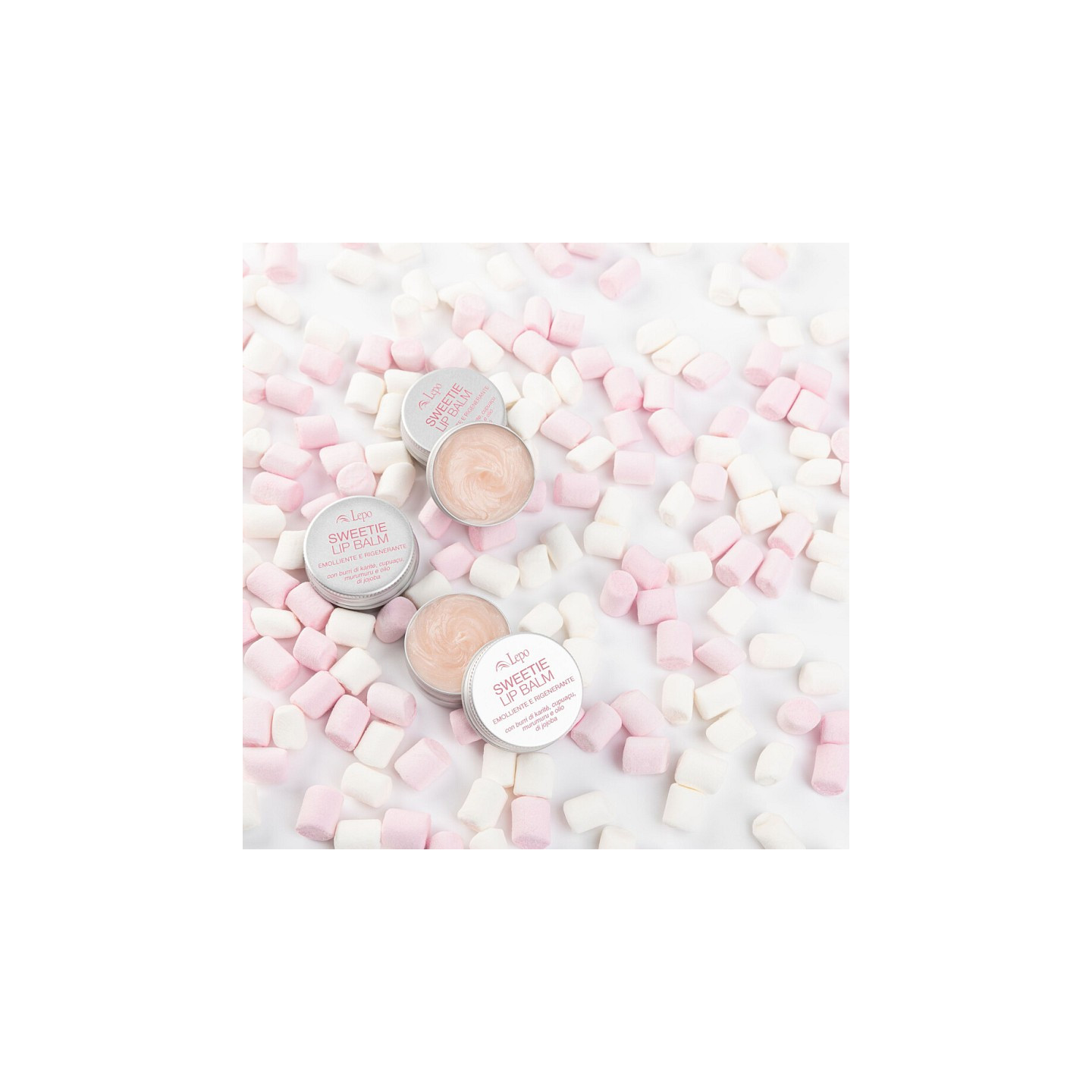 SWEETIE LIP BALM med sheasmør, cupuaçu, murumuru og jojobaolie - 15 ml
