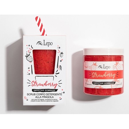 STRAWBERRY SMOOTHIE GOMMAGE - Reinigende lichaamsscrub met aardbeien - 250 ml