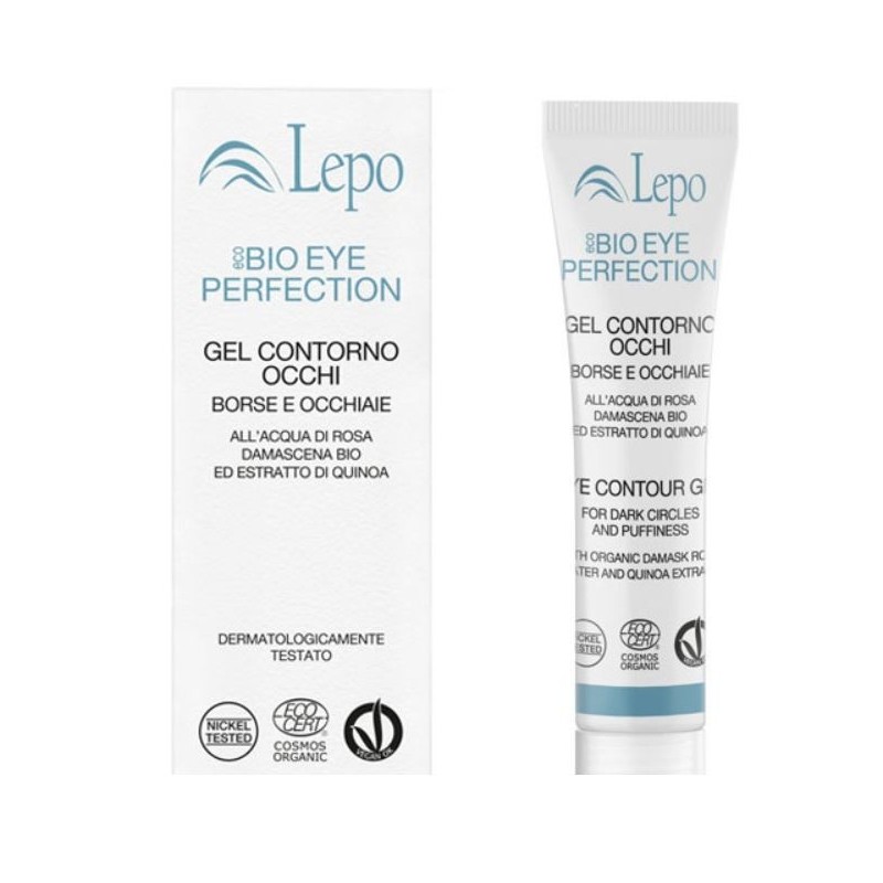 Ecobio eye perfection gel contorno de ojos bolsas y ojeras con agua de rosa damascena y extracto de quinoa