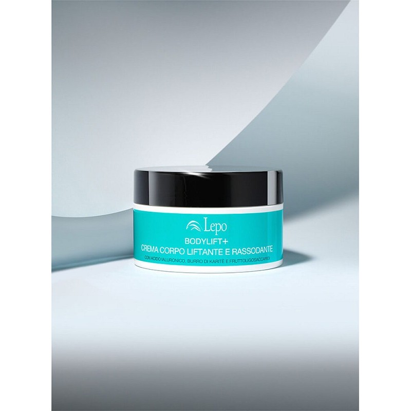 Lyftande och faststÄndande lepo body cream med hyaluronsyra, sheasmör och fruktooligosackarider