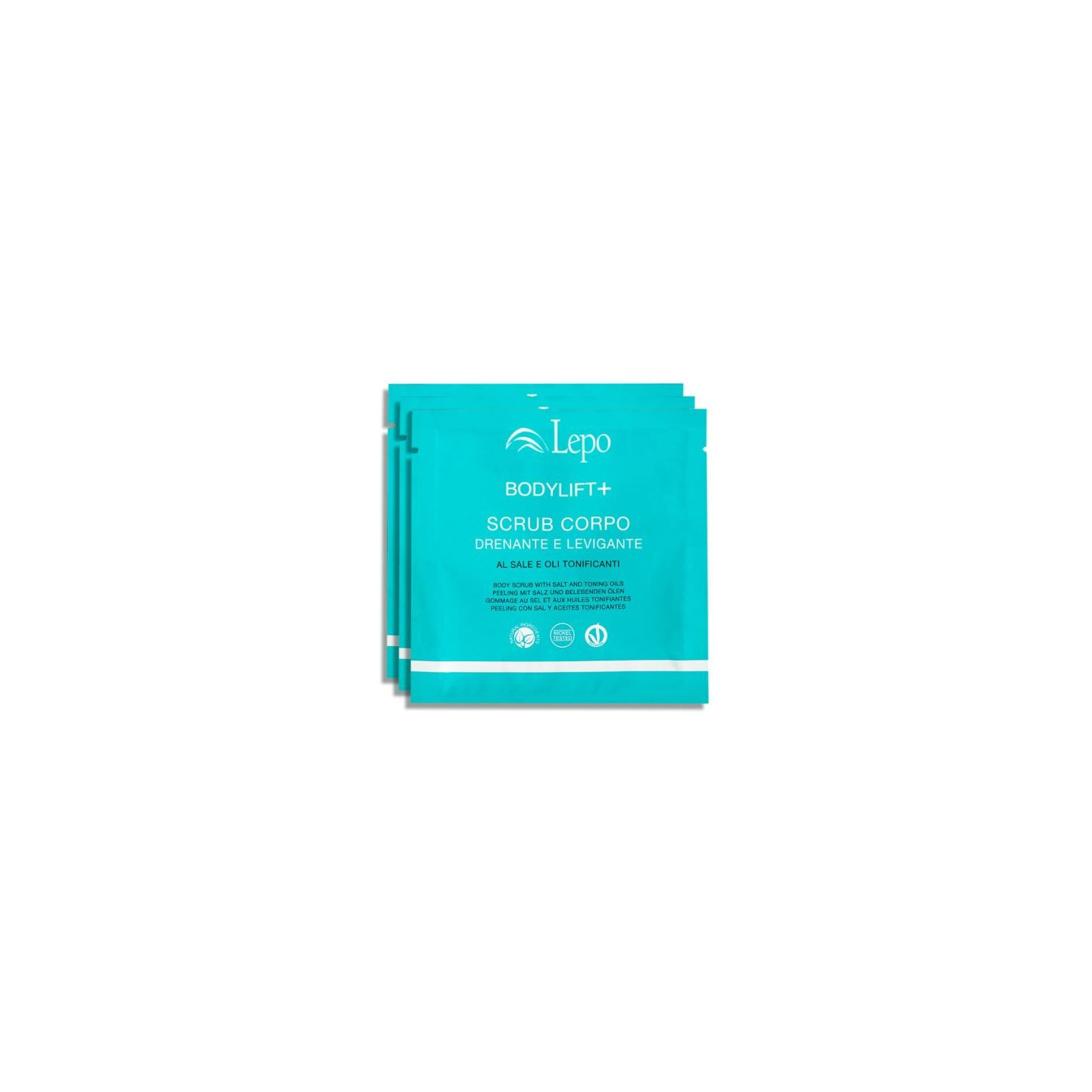 Bodylift+ scrub lepo corpo drenante levigante al sale e oli tonificanti conf. da 3 trattamenti