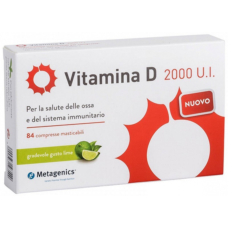 Vitamina d 2000 ui metagenics 84 comprimidos